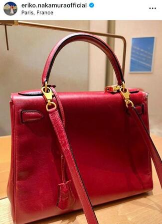 　修理前のケリー。中村江里子のインスタグラム＠ｅｒｉｋｏ．ｎａｋａｍｕｒａｏｆｆｉｃｉａｌより