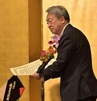 　橋田賞を受賞した池上彰氏（撮影・持木克友）