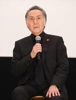　映画の舞台あいさつに登壇した北大路欣也（撮影・村中拓久）