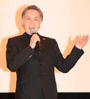 　映画の舞台あいさつに登壇した北大路欣也（撮影・村中拓久）