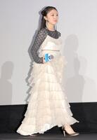 　登壇した荒井美羽（撮影・吉澤敬太）