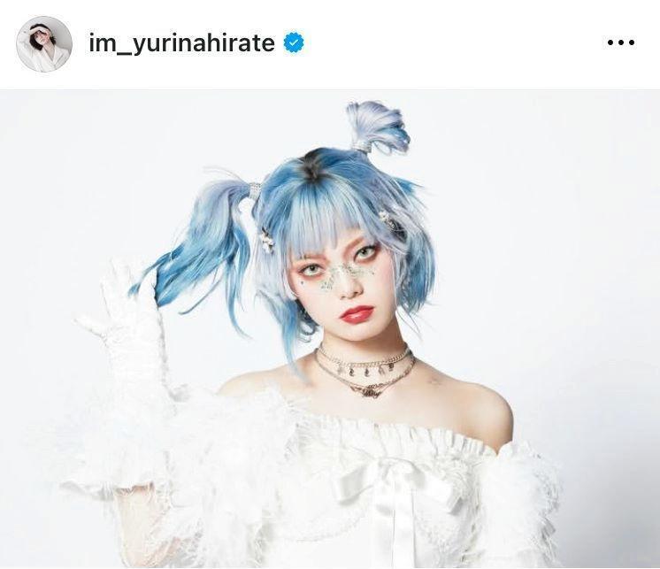 　アーティストとしてさまざまなビジュアルに挑戦中！平手友梨奈のインスタグラム＠ｉｍ＿ｙｕｒｉｎａｈｉｒａｔｅより