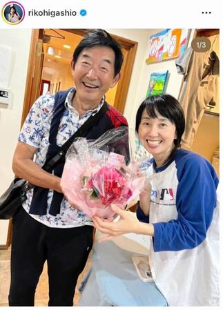 　東尾理子のインスタグラム（ｒｉｋｏｈｉｇａｓｈｉｏ）より