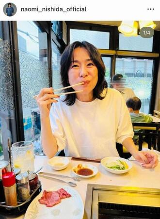 西田尚美のインスタグラム＠ｎａｏｍｉ＿ｎｉｓｈｉｄａ＿ｏｆｆｉｃｉａｌより