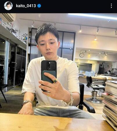 　櫻井海音インスタグラム＠ｋａｉｔｏ＿０４１３から