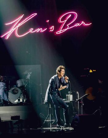 　「Ｋｅｎ’ｓ　Ｂａｒ」を行った平井堅（撮影・岩佐篤樹）