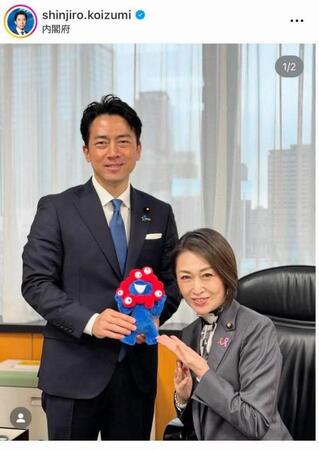 　小泉進次郎議員のインスタグラム（ｓｈｉｎｊｉｒｏ．ｋｏｉｚｕｍｉ）より