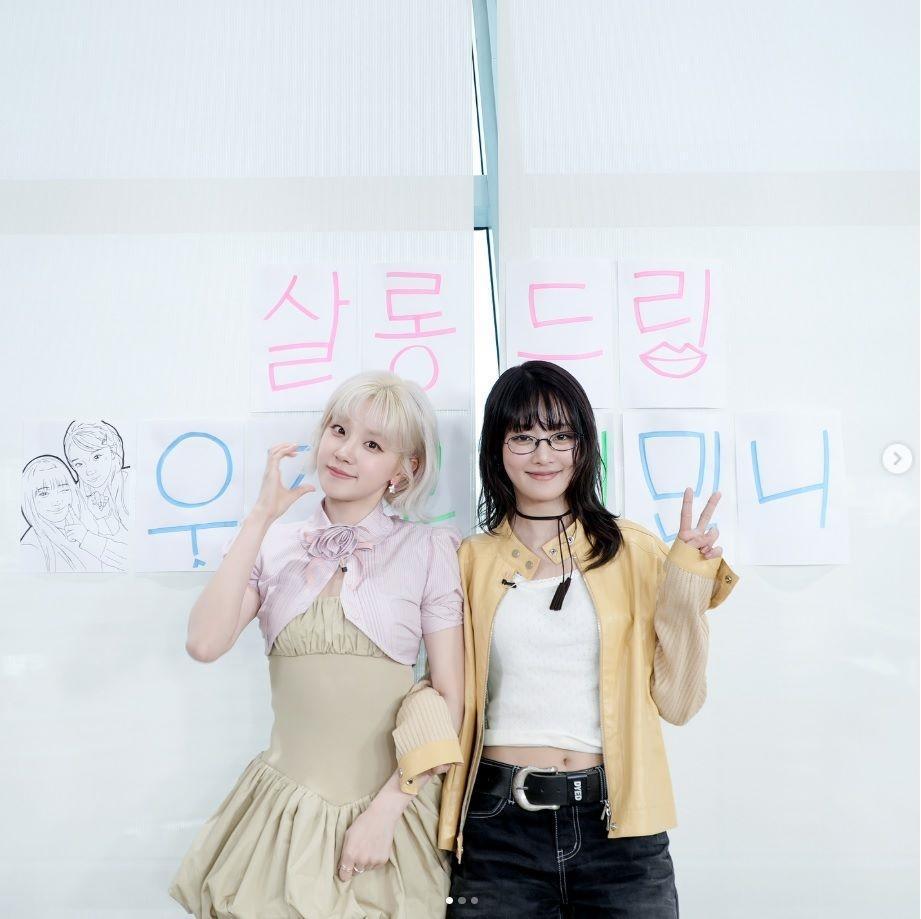 　ＹｏｕＴｕｂｅチャンネル「ＴＥＯ」の公式インスタグラム＠ｔｅｏ．ｕｎｉｖｅｒｓｅより　ｉ-ｄｌｅのウギ（左）とミンニ