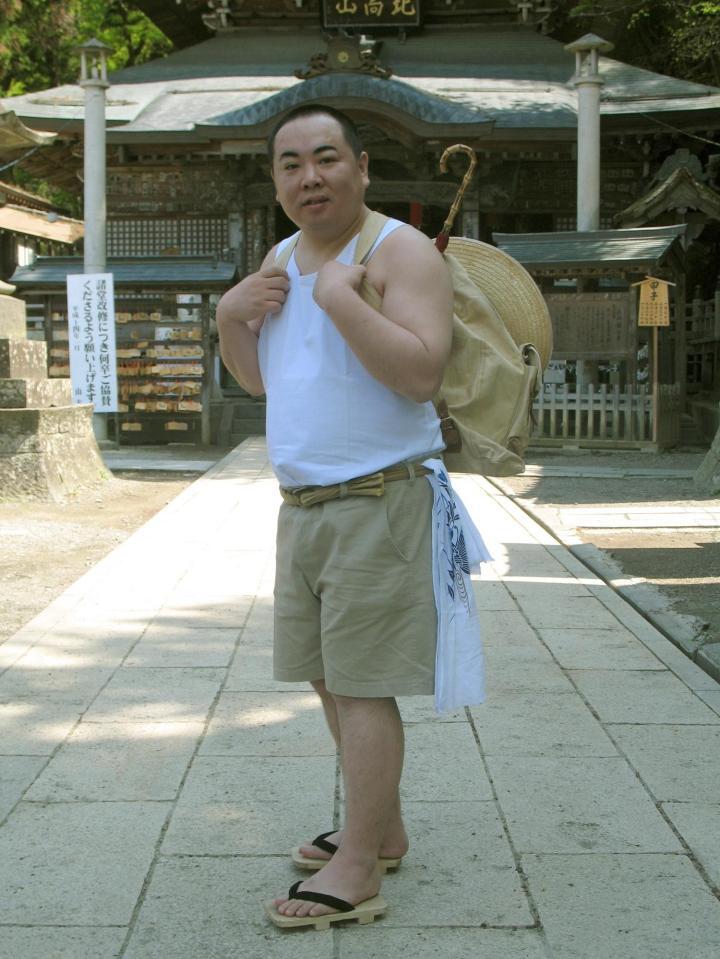 　０７年、「裸の大将」で山下清を演じた塚地武雄