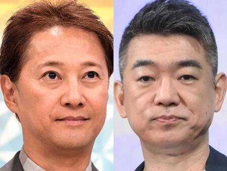 　中居正広氏（左）と橋下徹氏