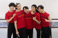 　北央学園の生徒たち