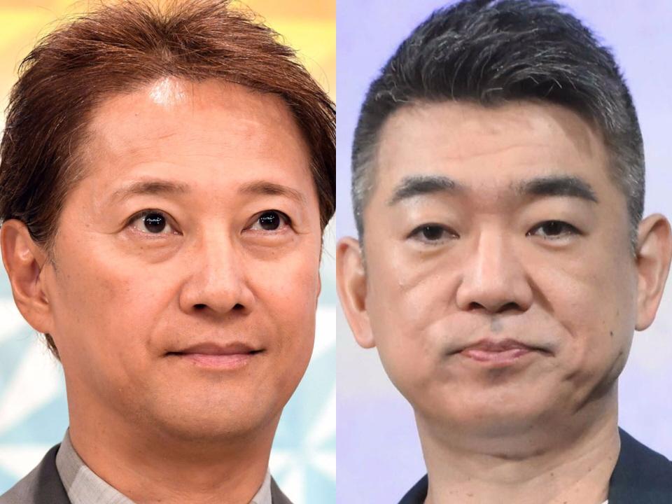 　中居正広氏（左）と橋下徹氏