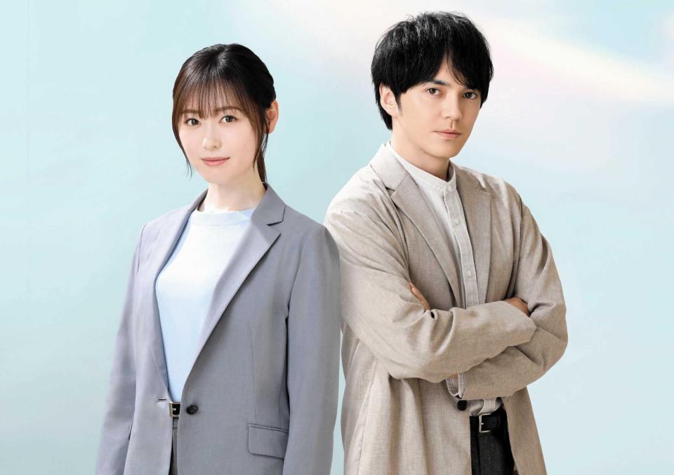 　バディを組む福原遥（左）と林遣都