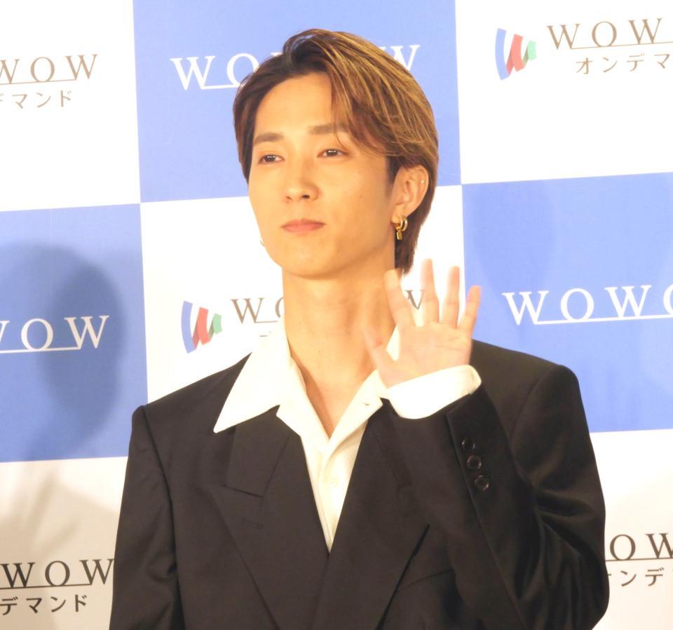 　イベントに出席した田中樹