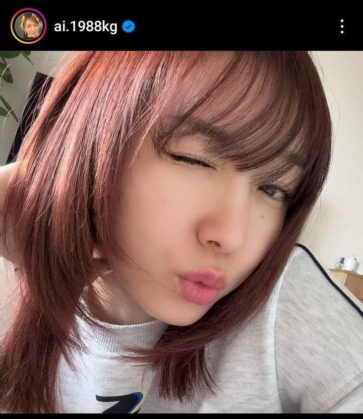 　加護亜依インスタグラム（＠ａｉ．１９８８ｋｇ）より。