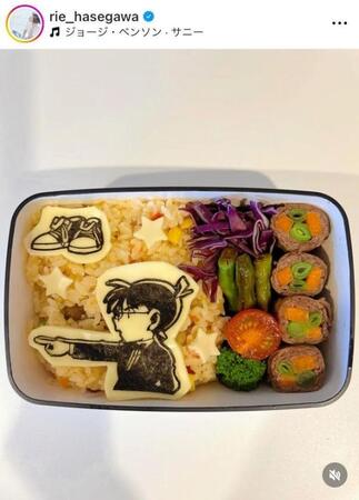 　子供に作ったキャラ弁！長谷川理恵のインスタグラム＠ｒｉｅ＿ｈａｓｅｇａｗａより