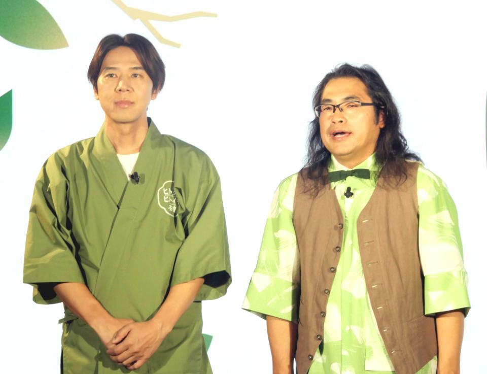 　イベントに出席したロッチ