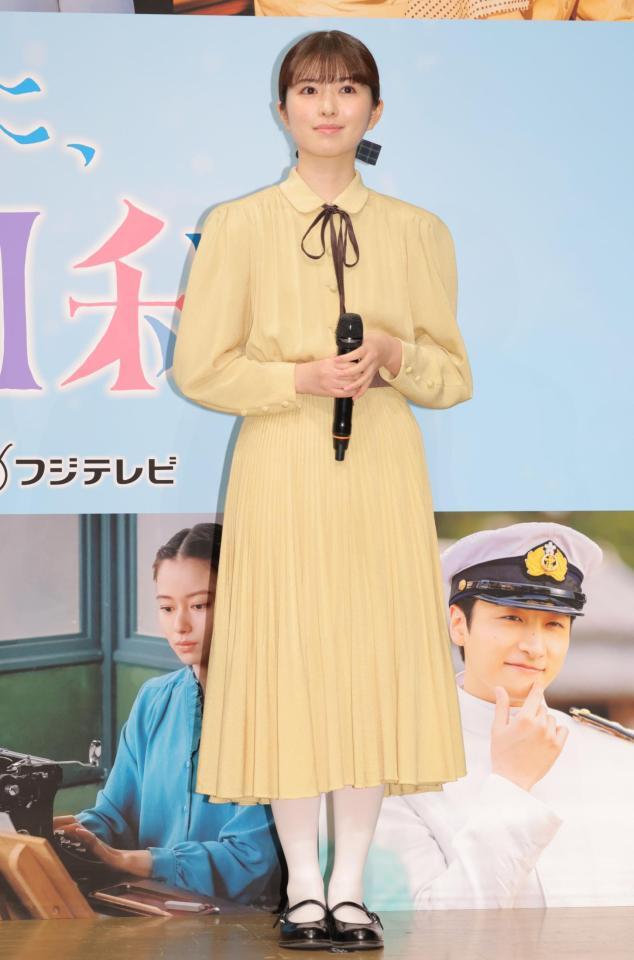 　登壇した小川彩（撮影・吉澤敬太）