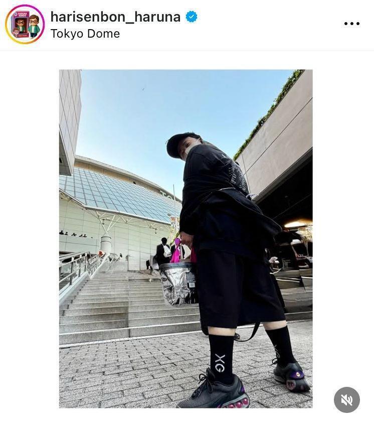 　全身コーデ！近藤春菜のインスタグラム＠ｈａｒｉｓｅｎｂｏｎ＿ｈａｒｕｎａより