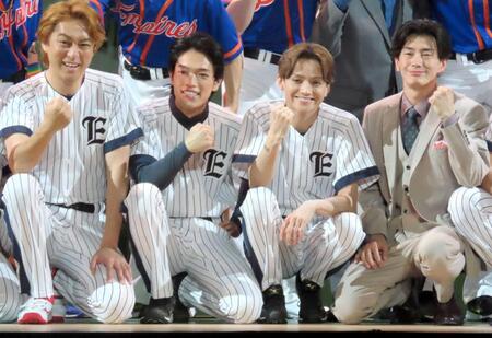 　（左から）渡辺大、原嘉孝、三浦涼介、玉置玲央