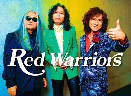 　ＲＥＤ　ＷＡＲＲＩＯＲＳ（左から小川清史、“ｓｈａｋｅ”木暮武彦、ＤＩＡＭＯＮＤ☆ＹＵＫＡＩ