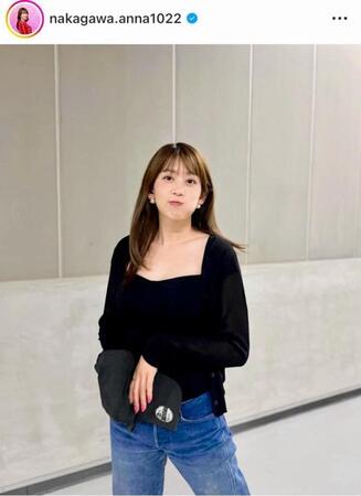 　中川安奈のインスタグラム＠ｎａｋａｇａｗａ．ａｎｎａ１０２２より
