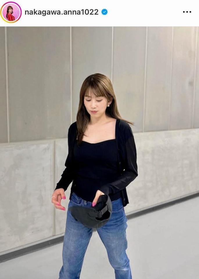 　中川安奈のインスタグラム＠ｎａｋａｇａｗａ．ａｎｎａ１０２２より