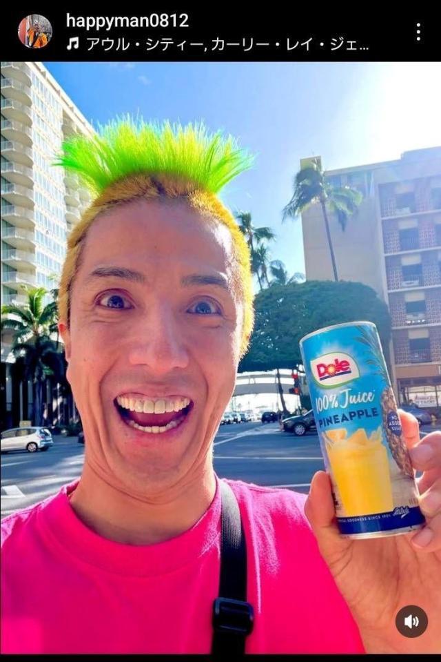 　ツネのインスタグラムＨａｐｐｙ　ｍａｎ（ツネ）（＠ｈａｐｐｙｍａｎ０８１２）より。