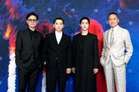 　「第７８回カンヌ国際映画祭」で行われた映画「国宝」の公式上映に出席した（左から）李相日監督、吉沢亮、横浜流星、渡辺謙（Ｃ）ＫＡＺＵＫＯ　ＷＡＫＡＹＡＭＡ