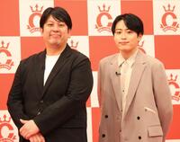 　出場を表明したレインボーのジャンボたかお（左）と池田直人