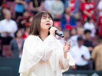 　国歌斉唱した寿理