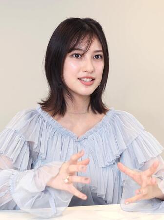 　ドラマ「天久鷹央の推理カルテ」で好演する玉田志織（撮影・佐々木彰尚）
