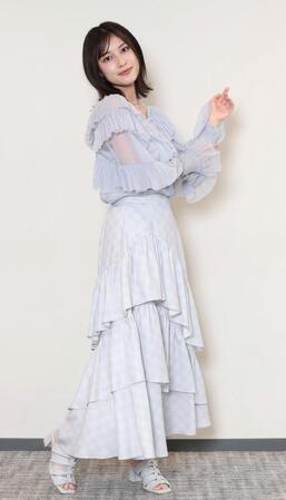 　ドラマ「天久鷹央の推理カルテ」で好演する玉田志織（撮影・佐々木彰尚）