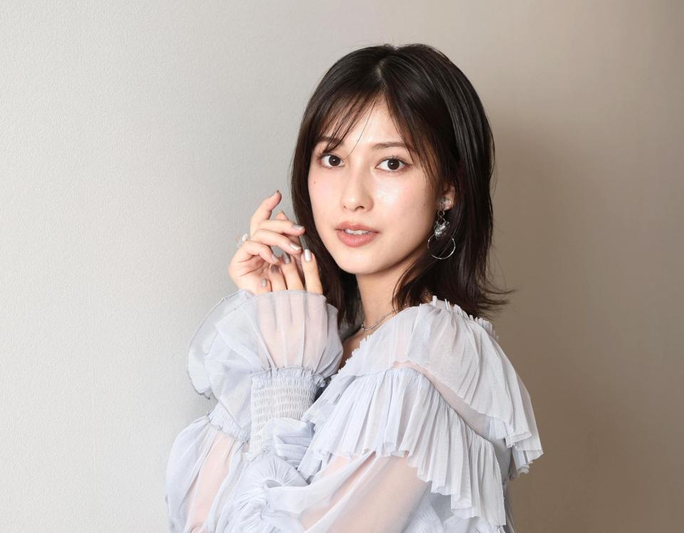 　ドラマ「天久鷹央の推理カルテ」で好演する玉田志織（撮影・佐々木彰尚）