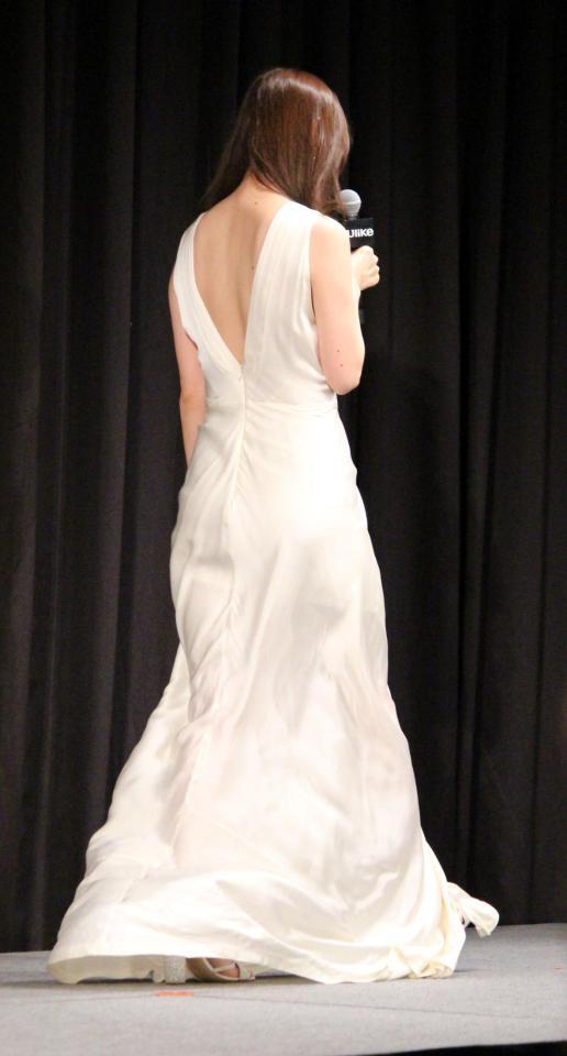 　新製品発表会に登壇した内田理央