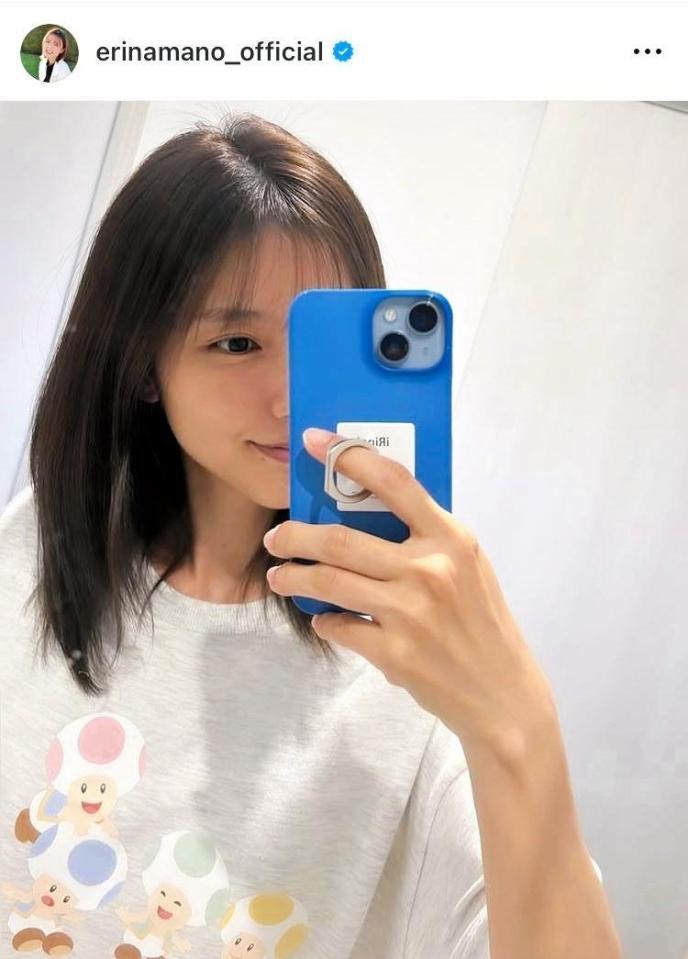 真野恵里菜のインスタグラム＠ｅｒｉｎａｍａｎｏ＿ｏｆｆｉｃｉａｌから