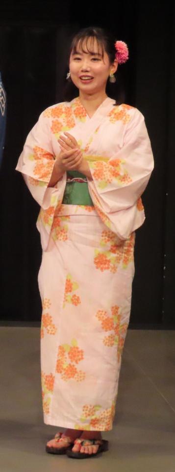 　「幕張ビーチ花火フェスタ２０２５」開催発表会見に登場したはるかぜに告ぐ・一色といろ