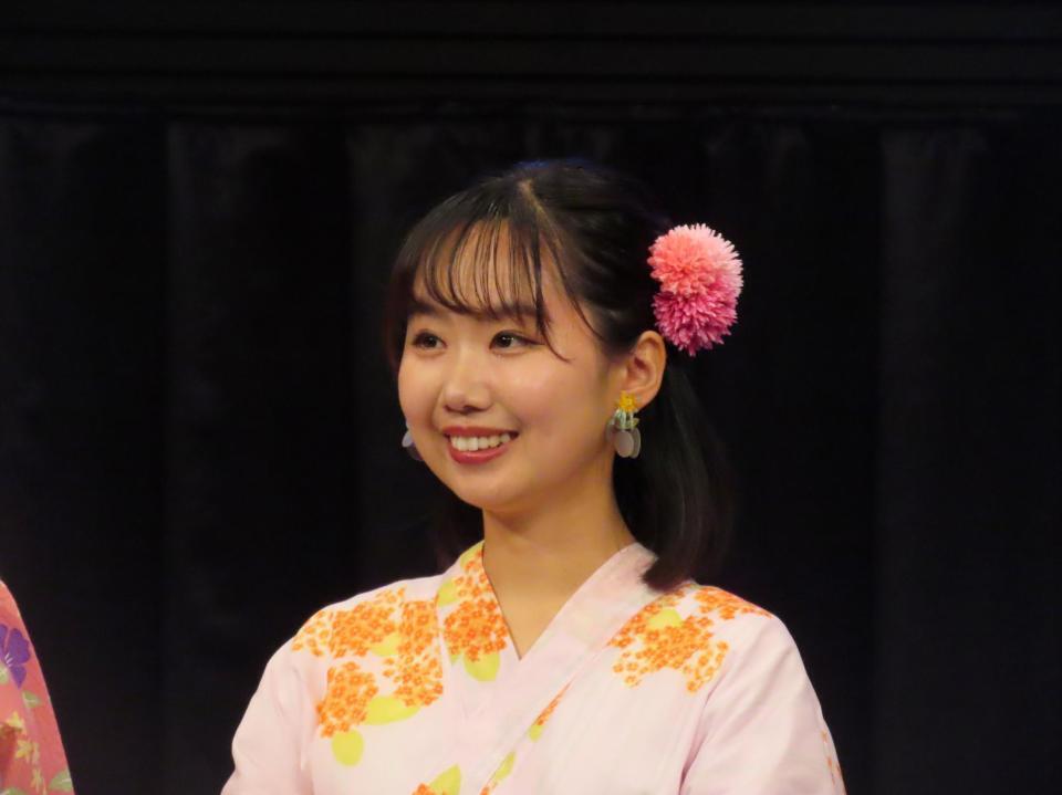 　「幕張ビーチ花火フェスタ２０２５」開催発表会見に出席したはるかぜに告ぐ・一色といろ