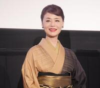 　イベントに華やかな着物姿で登場した大地真央