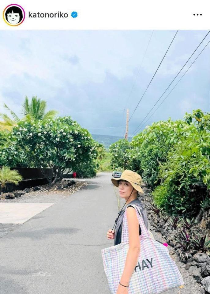 　加藤紀子のインスタグラム＠ｋａｔｏｎｏｒｉｋｏより