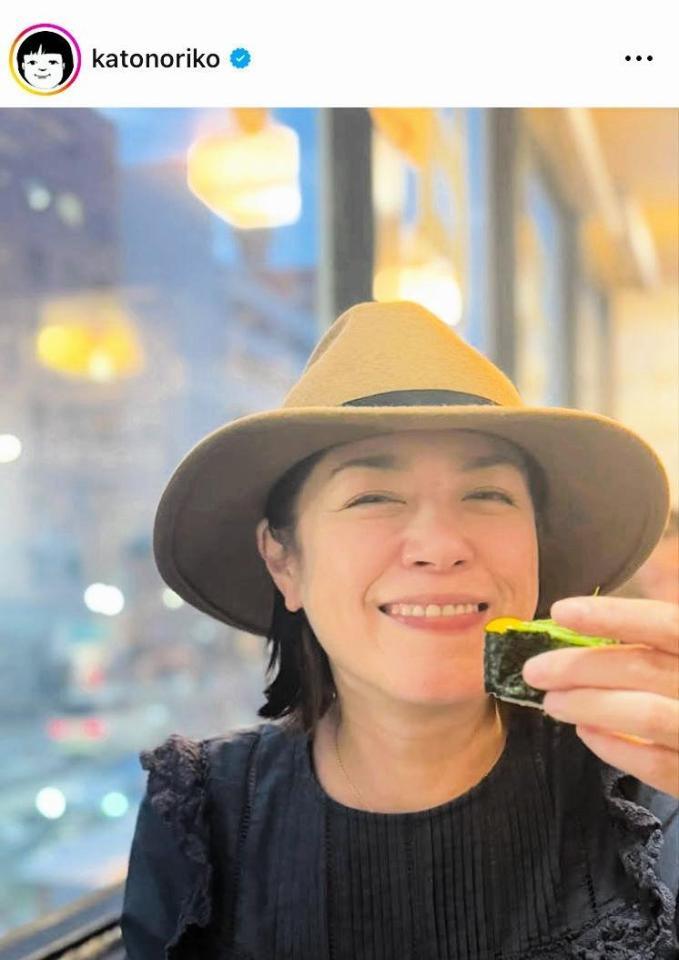 　変わらぬ優しい笑顔！加藤紀子のインスタグラム＠ｋａｔｏｎｏｒｉｋｏより