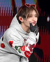 　あざとかわいい表情を見せる山田涼介（撮影・伊藤笙子）