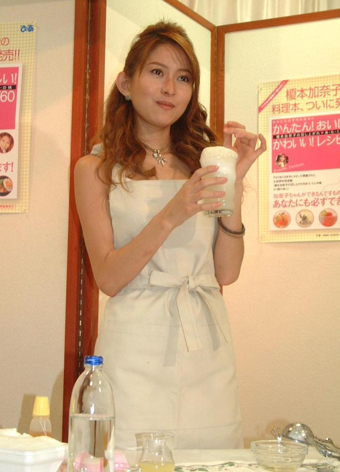 　榎本加奈子さん（０３年撮影）