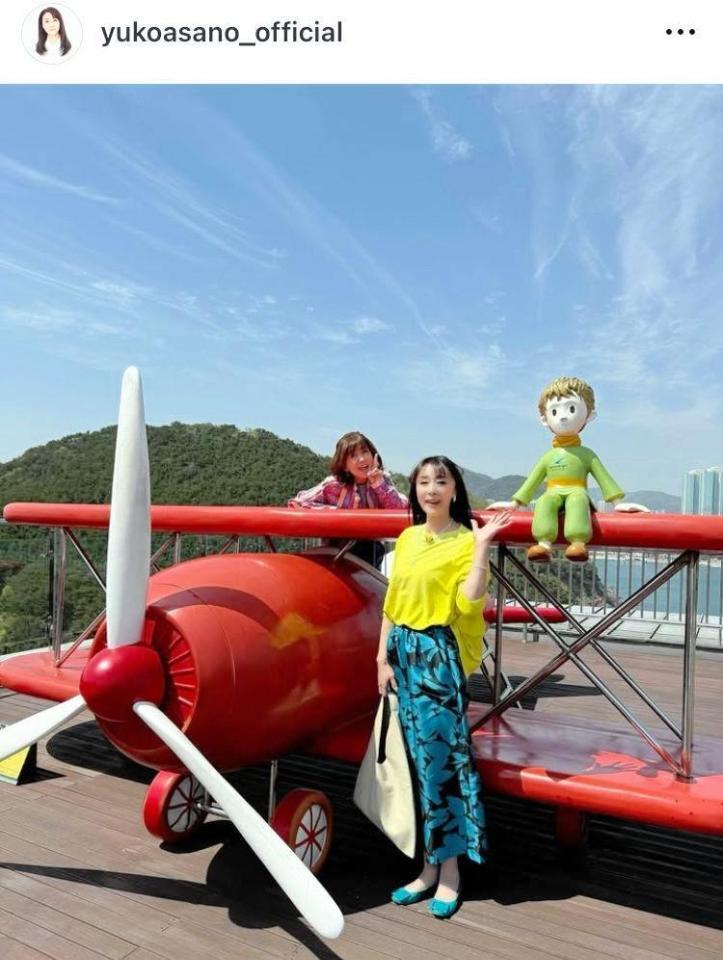 　浅野ゆう子のインスタグラム＠ｙｕｋｏａｓａｎｏ＿ｏｆｆｉｃｉａｌより 