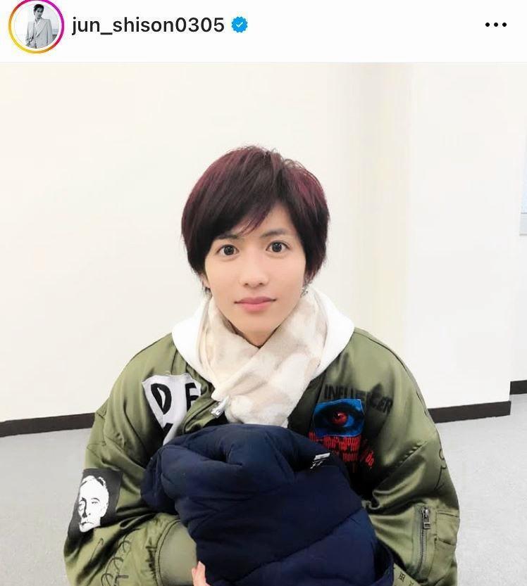 　２２歳の時。志尊淳のインスタグラム＠ｊｕｎ＿ｓｈｉｓｏｎ０３０５（１８年１月１１日付）より 