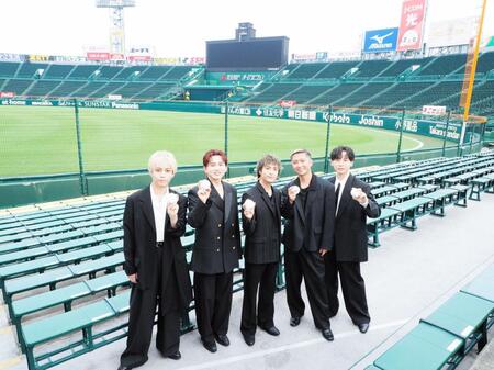 　Ｄａ－ｉＣＥ（左から）岩岡徹、花村想太、和田颯、大野雄大、工藤大輝