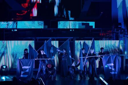 　ライブを行ったＩＮＩ　©ＬＡＰＯＮＥ　ＥＮＴＥＲＴＡＩＮＭＥＮＴ