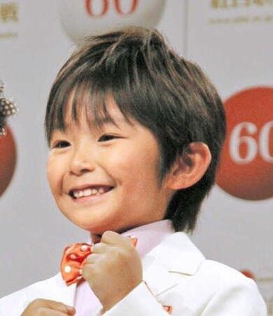 　０９年１２月、ＮＨＫ「こども紅白歌合戦」の会見で。加藤清史郎