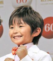 　０９年１２月、ＮＨＫ「こども紅白歌合戦」の会見で。加藤清史郎