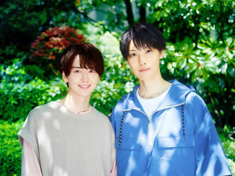 　Ｗ主演の池田匡志（左）と堀夏喜　Ⓒらくたしょうこ・一迅社／「雨上がりの僕らについて」製作委員会　